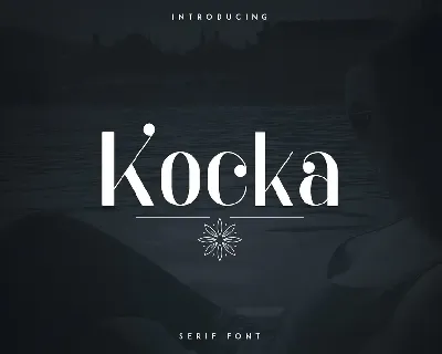 Kocka font