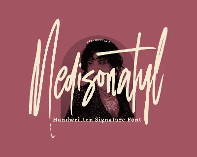 Medisonatyl Signature font