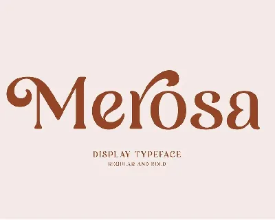 Merosa font