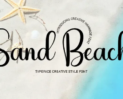 Sand Beach Script font