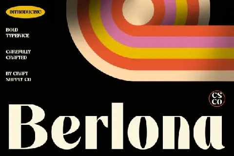 Berlona font