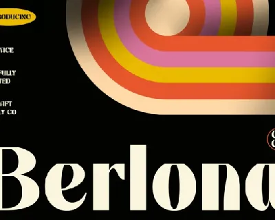 Berlona font