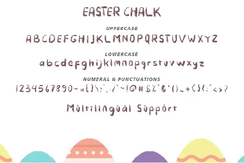EASTER CHALK font