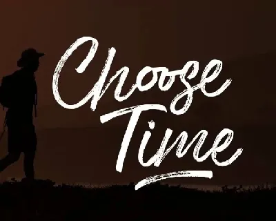 Choose Time font