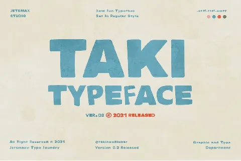 Taki Typeface font