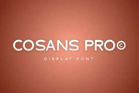 Cosans Pro Sans font