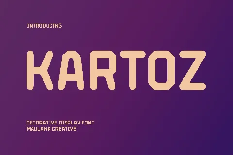 Kartoz font