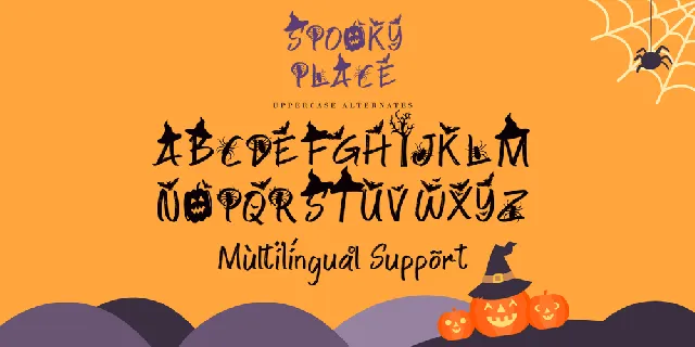 Spooky Place font