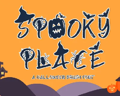 Spooky Place font