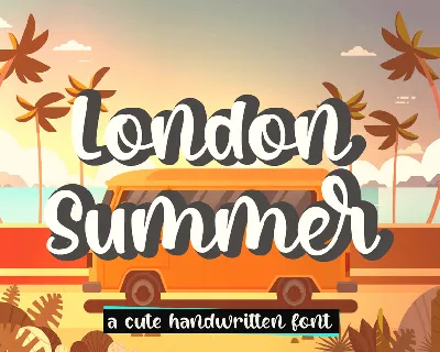 London SummerDemo font