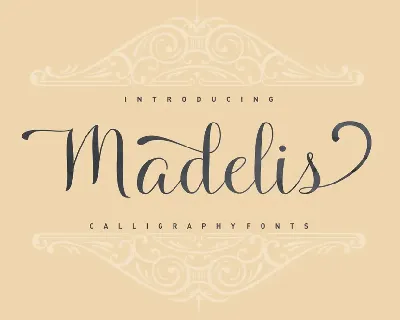 Madelis Script font