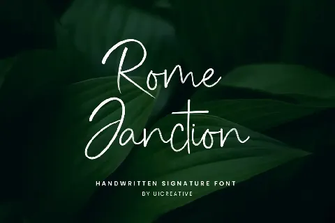 RomeJanction font