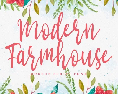 Modern Farmhouse font