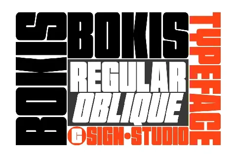 Bokis Bold font