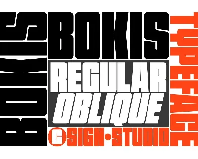 Bokis Bold font