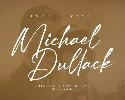 Michael Dullack font