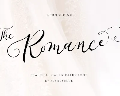 The Romance font