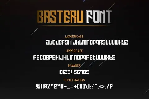 Basteru Vintage Serif font