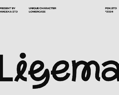 Ligema DEMO font