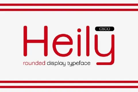 Heily Rounded font