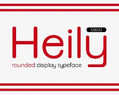 Heily Rounded font