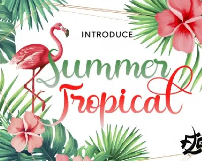 Summer Tropical font