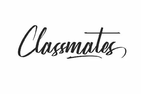 Classmates Demo font