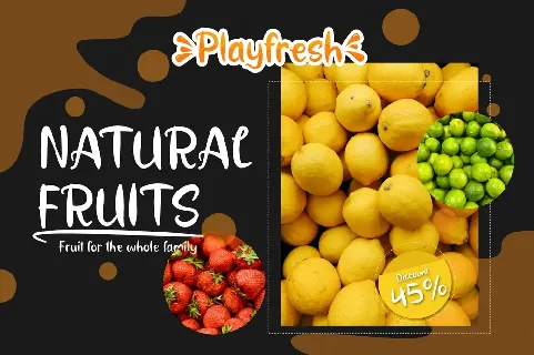 Playfresh font