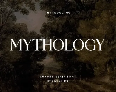 Mythology font