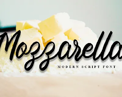 Mozzarella font