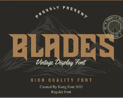 Blades font