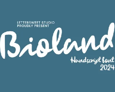 Bioland font