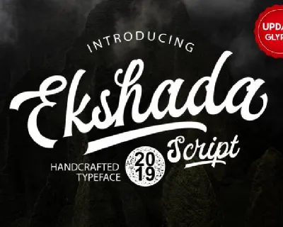 Ekshada Script font