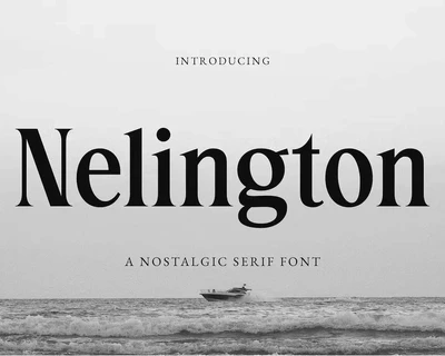Nelington font