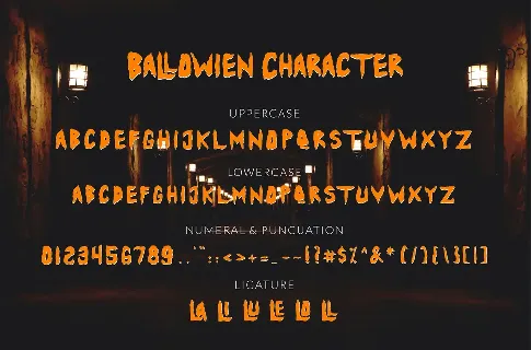 Ballowien font