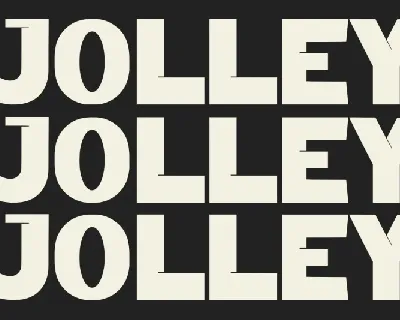 Jolley font