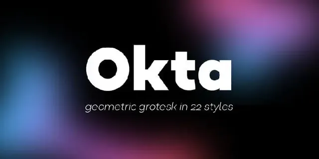 Okta Family font