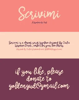 Scrivimi font