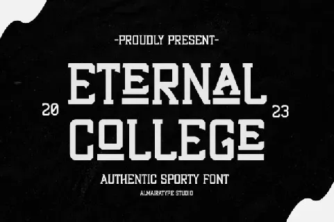 Eternal College font