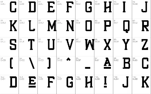 Eternal College font