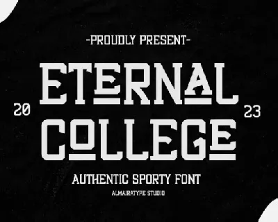 Eternal College font
