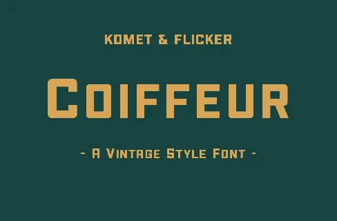 Coiffeur font