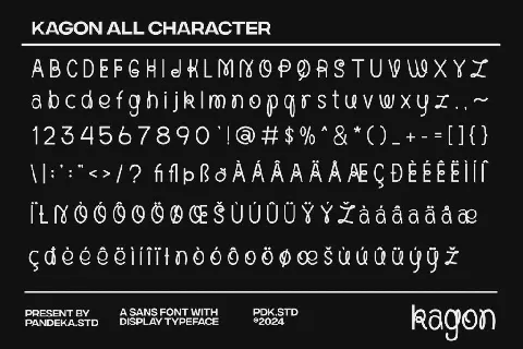 Kagon DEMO font