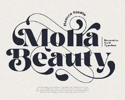 Molra Beauty font