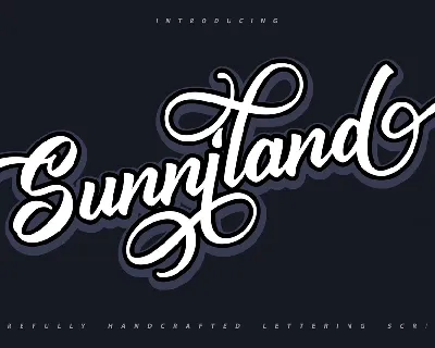 Sunniland font