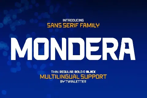 MONDERA font