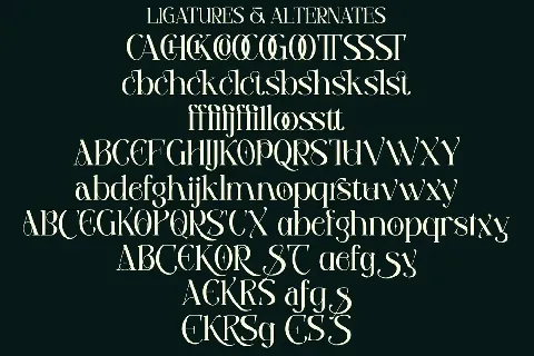 Permola Display font