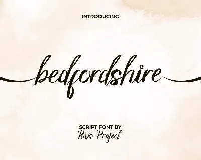 Bedfordshire Demo font