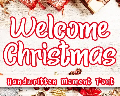 Welcome Christmas Typeface font