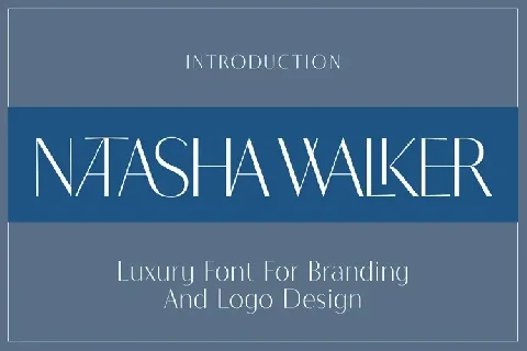 Natasha Walker font